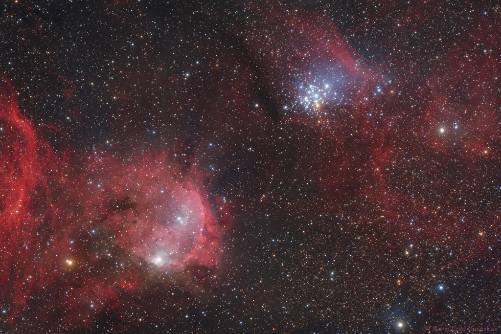 Gabriela Mistral Nebula NGC3324 - NGC3293